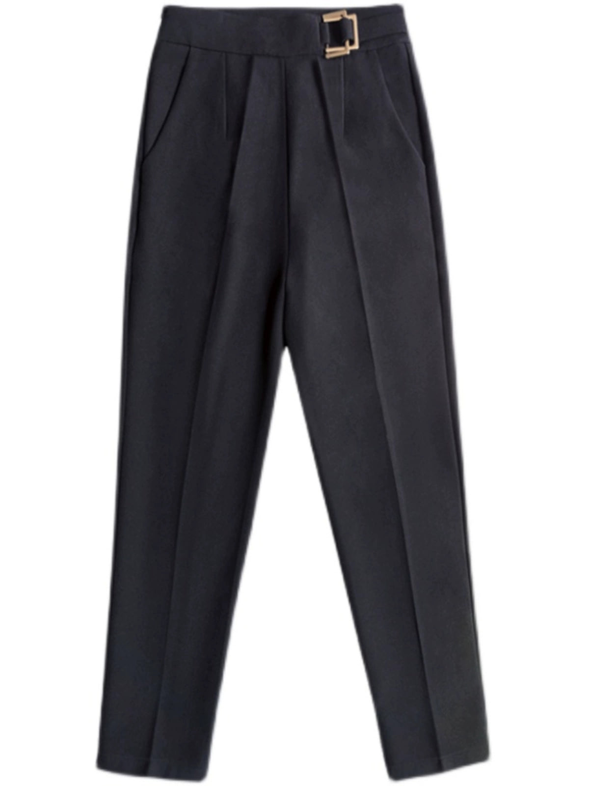 Importé - Pantalon Décontracté Femme Taille Haute