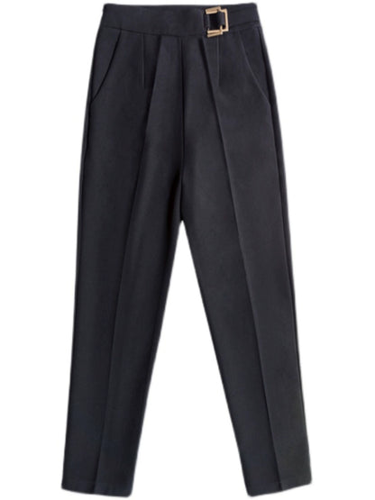 Importé - Pantalon Décontracté Femme Taille Haute