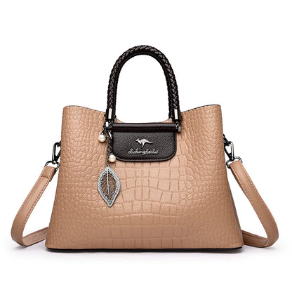 Importé - Sac À Mains Femme En Cuir PU A Motif Croco