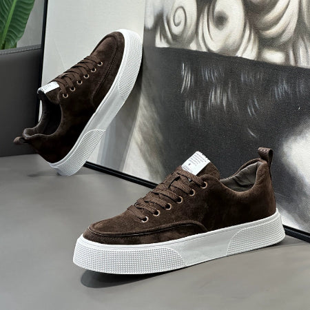Importé - Chaussure Homme Cuir Nubuck Baskets Sport