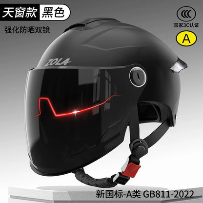 Importé - Casque Blindé Anti-Choc Protection Moto Velo