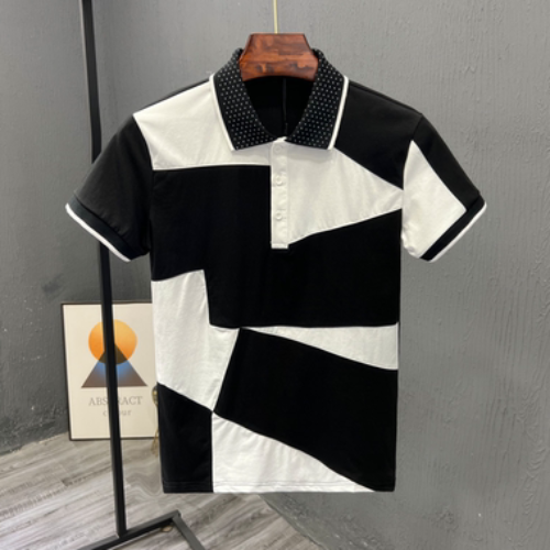 Importé - T-Shirt Polo Homme Demi-manches Décontracté