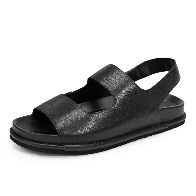 Importé - Chaussure Sandales En Cuir Décontractées
