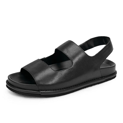Importé - Chaussure Sandales En Cuir Décontractées