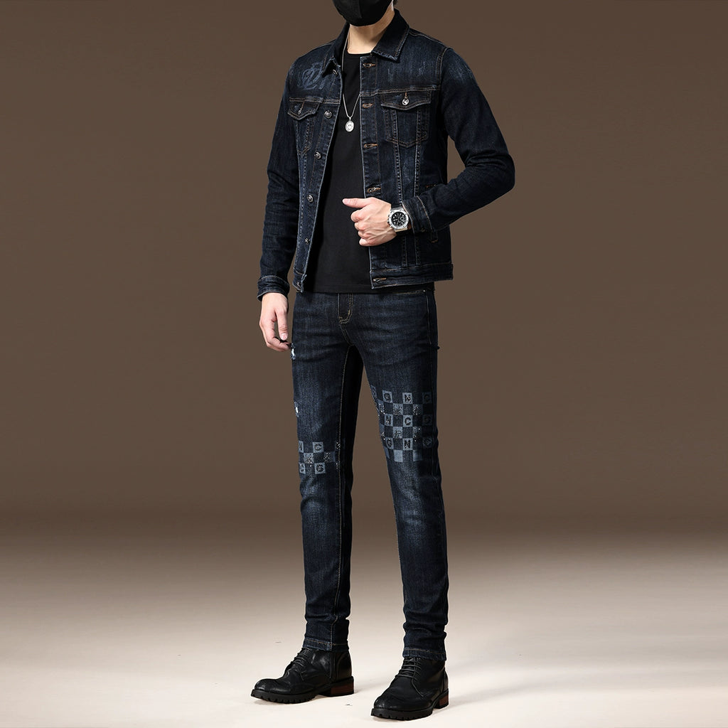 Importé - Ensemble Jacket Homme Slim Tendance