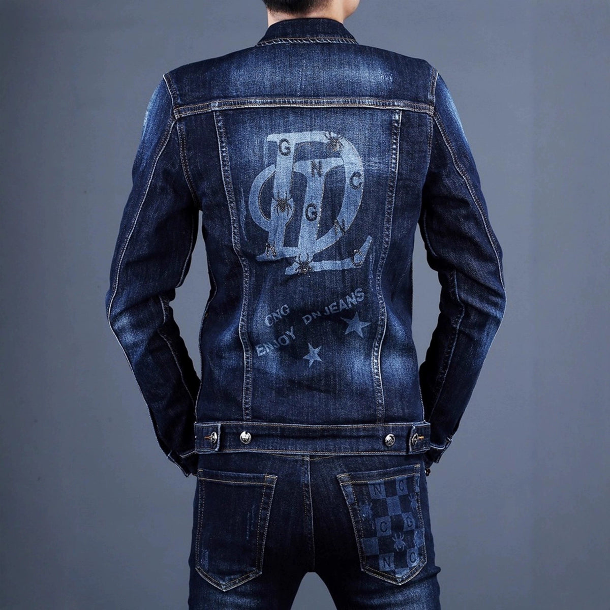 Importé - Ensemble Jacket Homme Slim Fit En Stretch