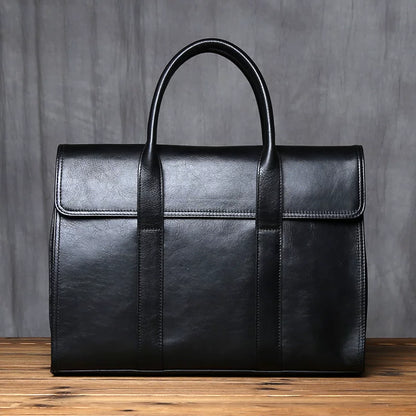 Importé - Sac Premium Cuir Gaufré Pour PC Ordinateur 14''