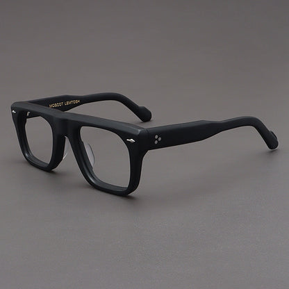 Importé - Monture Rétro Épaisse Lunettes Homme