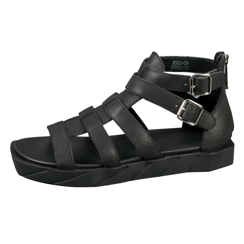 Importé - Chaussure Mixtes Sandales Lanières Montantes