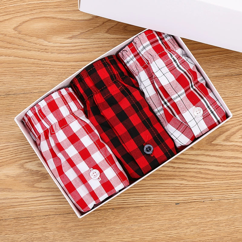 Importé - Lot 3 Boxers Sport Homme Pur Coton