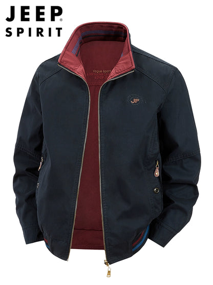Importé - Veste Jacket Coton Lourd Double Faces Manche Longue
