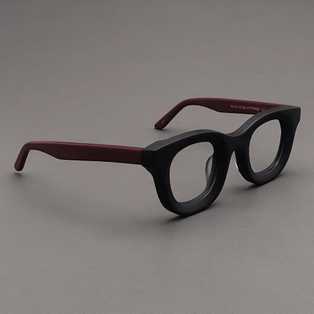 Importé – Monture Large Lunettes Rétro Mixte
