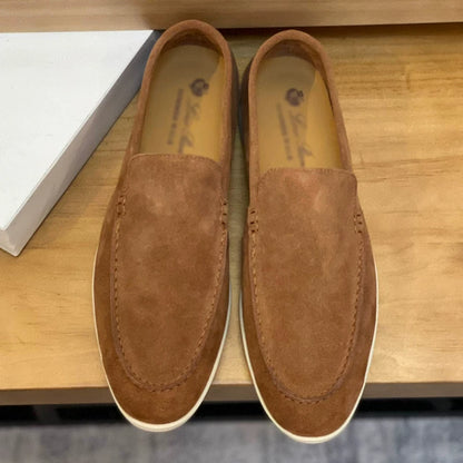 Importé - Chaussure Homme Moccasin Cuir Daim