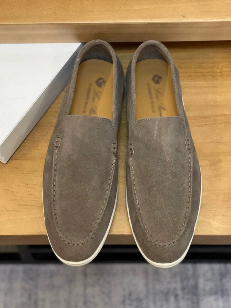 Importé - Chaussure Homme Moccasin Cuir Daim