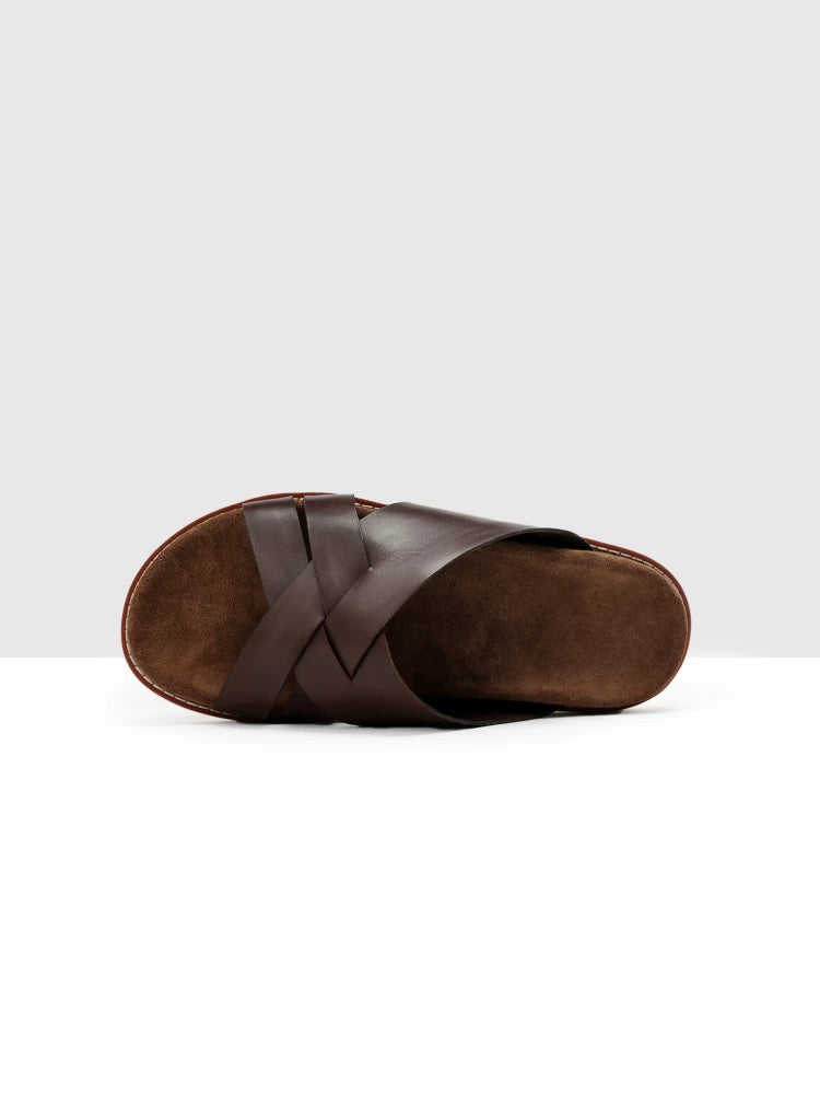 Importé - Chaussure Sandales Décontractées En Cuir