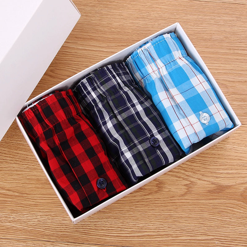 Importé - Lot 3 Boxers Sport Homme Pur Coton