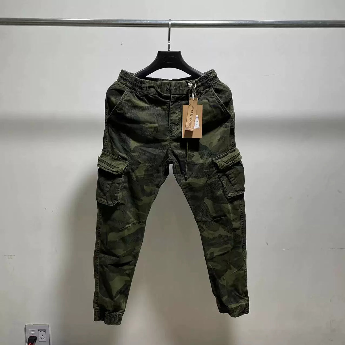 Importé - Pantalon Cargo Homme Motif Camouflag En Coton
