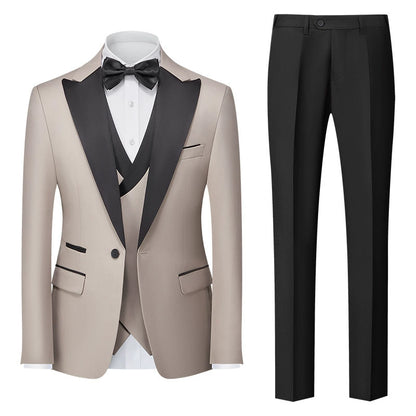 Importé - Ensemble Smoking Costume Homme Style Britannique 3 Pièces