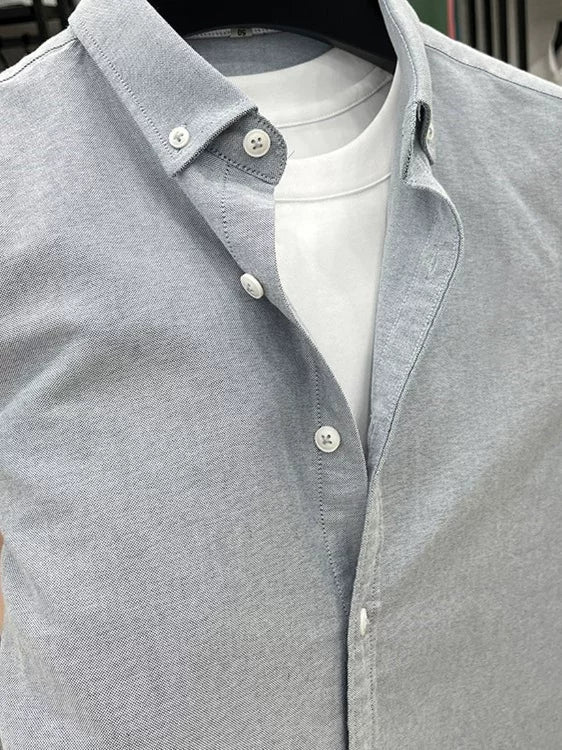Importé - Chemise Homme Manches Longues Pur Coton