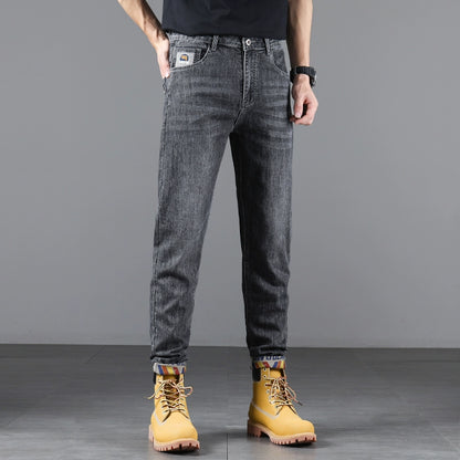 Importé - Pantalon Jean Slim Homme Décontracté