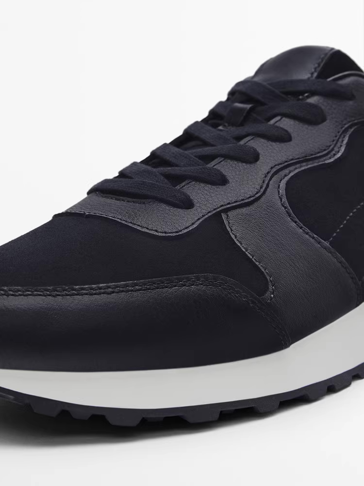 SOLDÉ - Sneaker Britannique Cuir Véritable RESTE 1