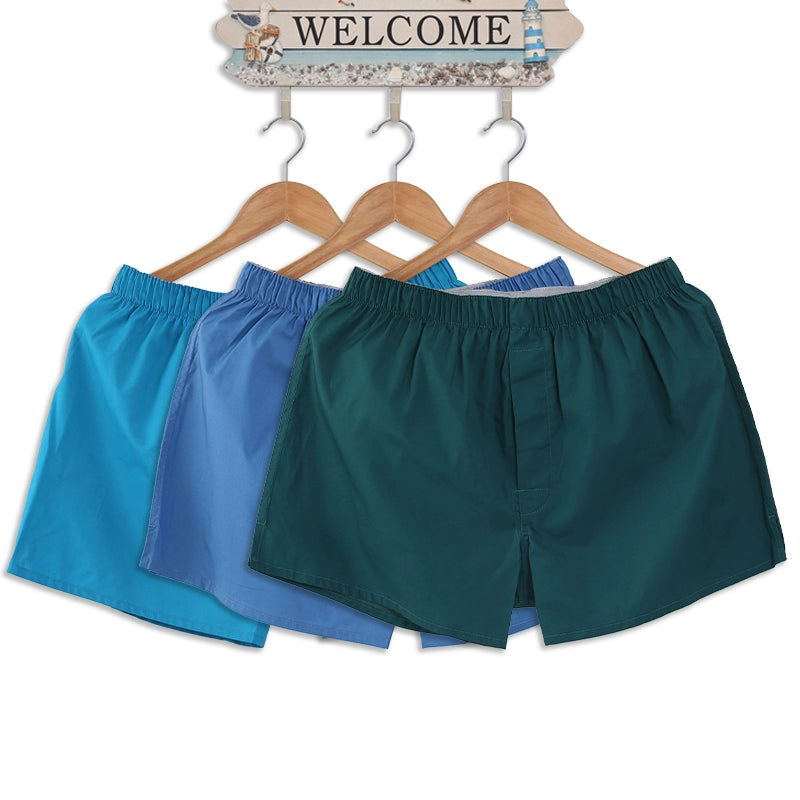 Importé - Lot 3 Boxers Sport Homme Pur Coton