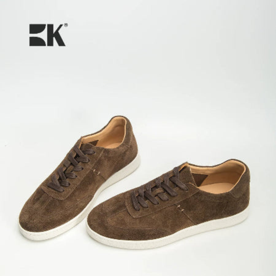 Importé - Chaussure Sneakers Homme Cuir Daim Véritable