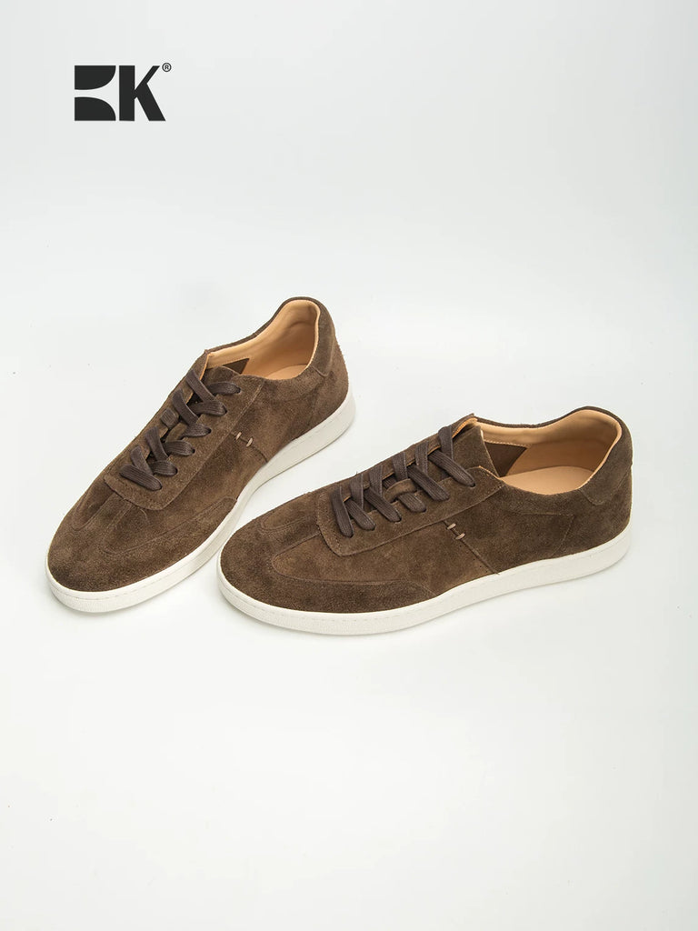 Importé - Chaussure Sneakers Homme Cuir Daim Véritable