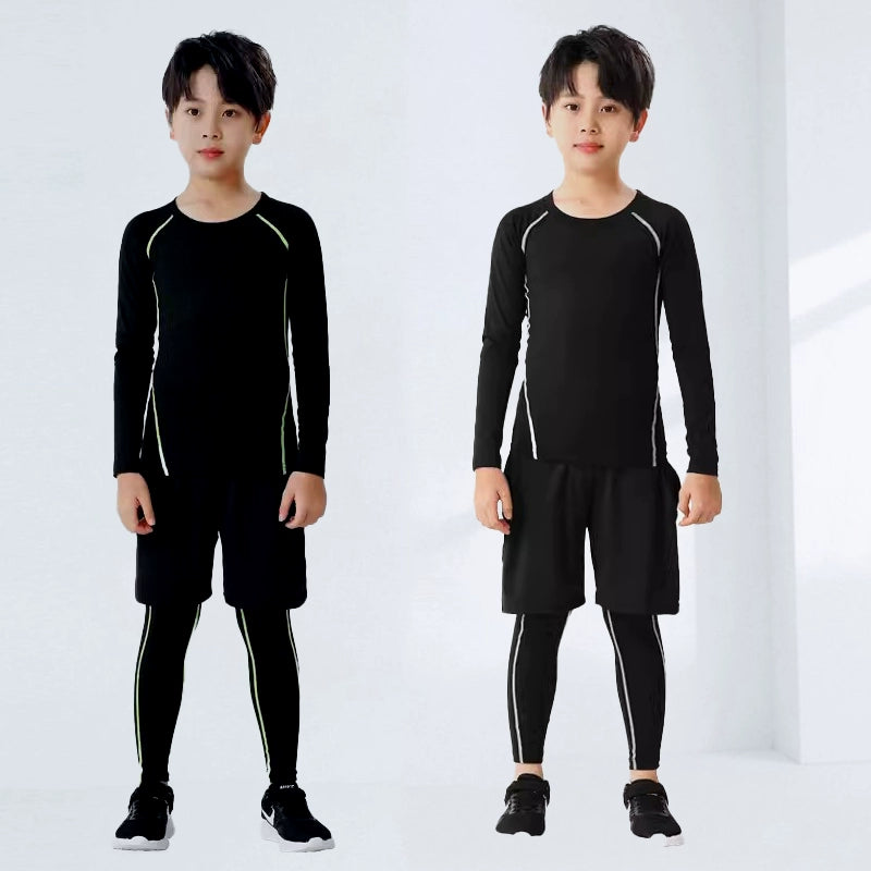 Importé - Ensemble 2-3 Pièces Sport Fitness Enfant Décontracté