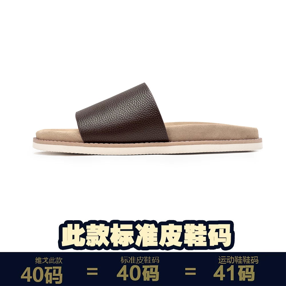 Importé - Chaussure Homme Sandale Cuir Anti-Dérapant