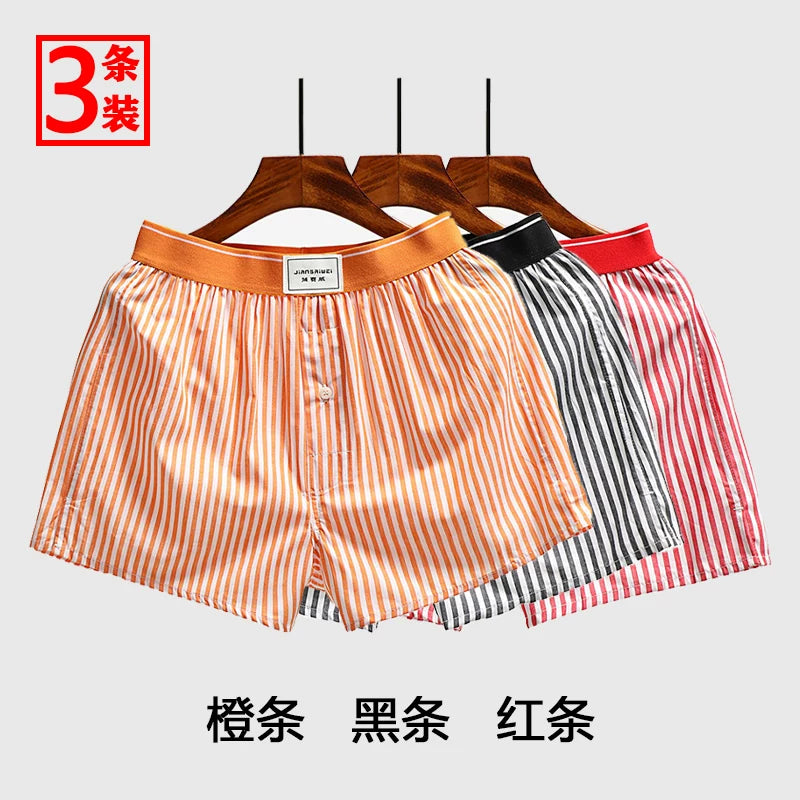 Importé - Lot x3 Culottes Homme Pur Coton
