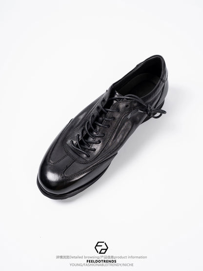 Importé - Chaussure Homme Mocassin Cuir Compensé