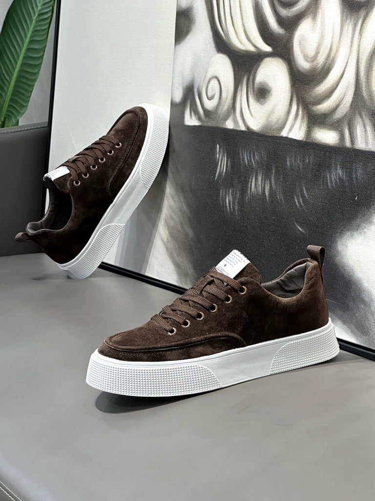 Importé - Chaussure Homme Cuir Nubuck Baskets Sport
