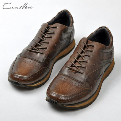 Importé - Chaussure Homme Sport Sneakers Décontracté En Cuir