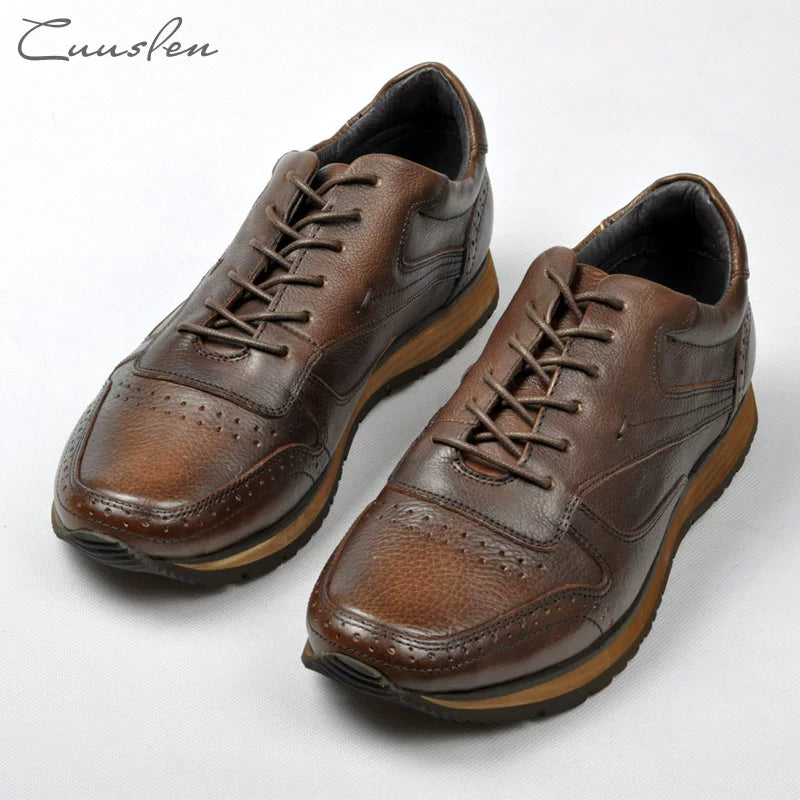 Importé - Chaussure Homme Sport Sneakers Décontracté En Cuir