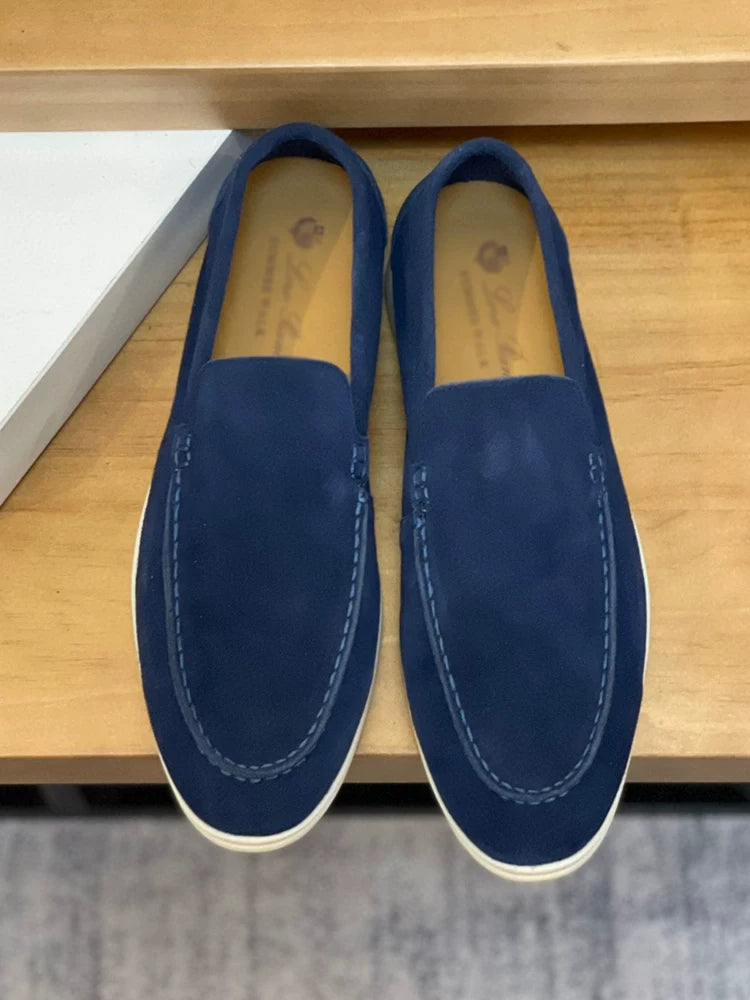 Importé - Chaussure Homme Moccasin Cuir Daim