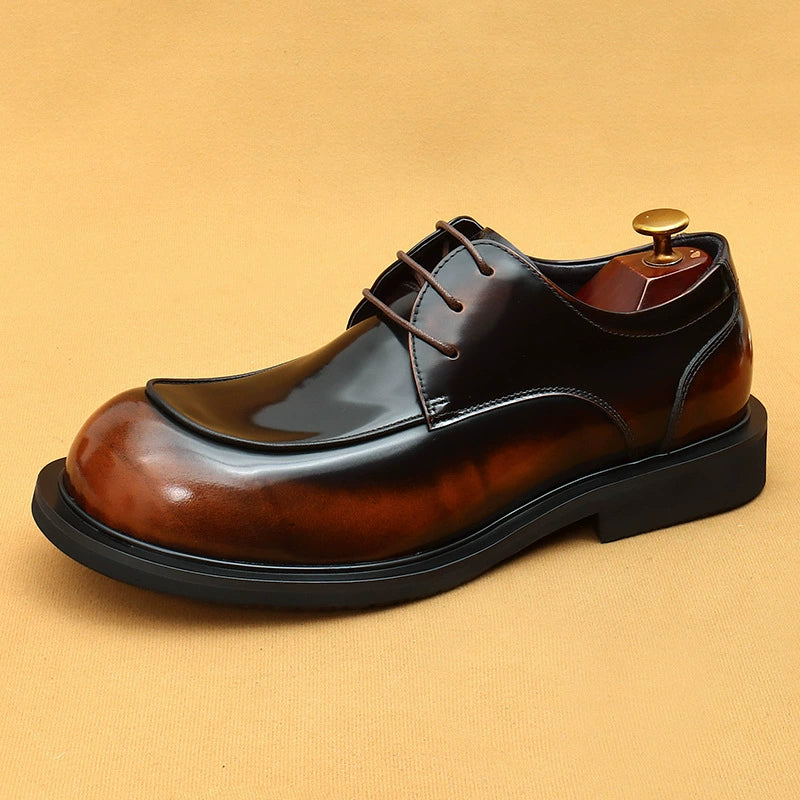 Importé - Chaussure Homme Derby Britanniques Décontractées Tendance En Cuir
