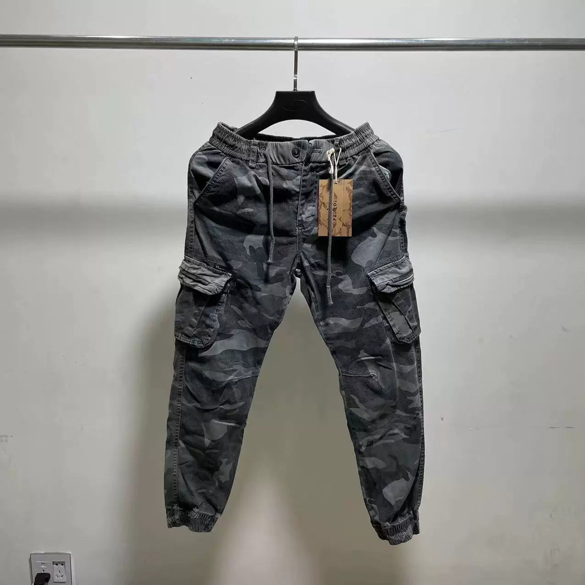 Importé - Pantalon Cargo Homme Motif Camouflag En Coton