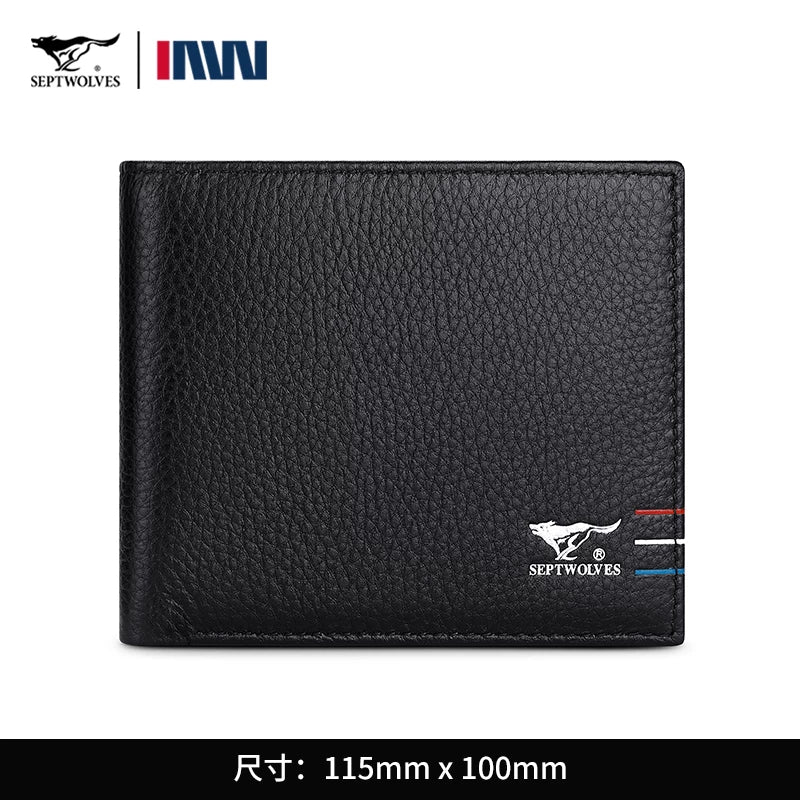 Importé - Portefeuille Porte-Cartes d'affaires Cuir Véritable