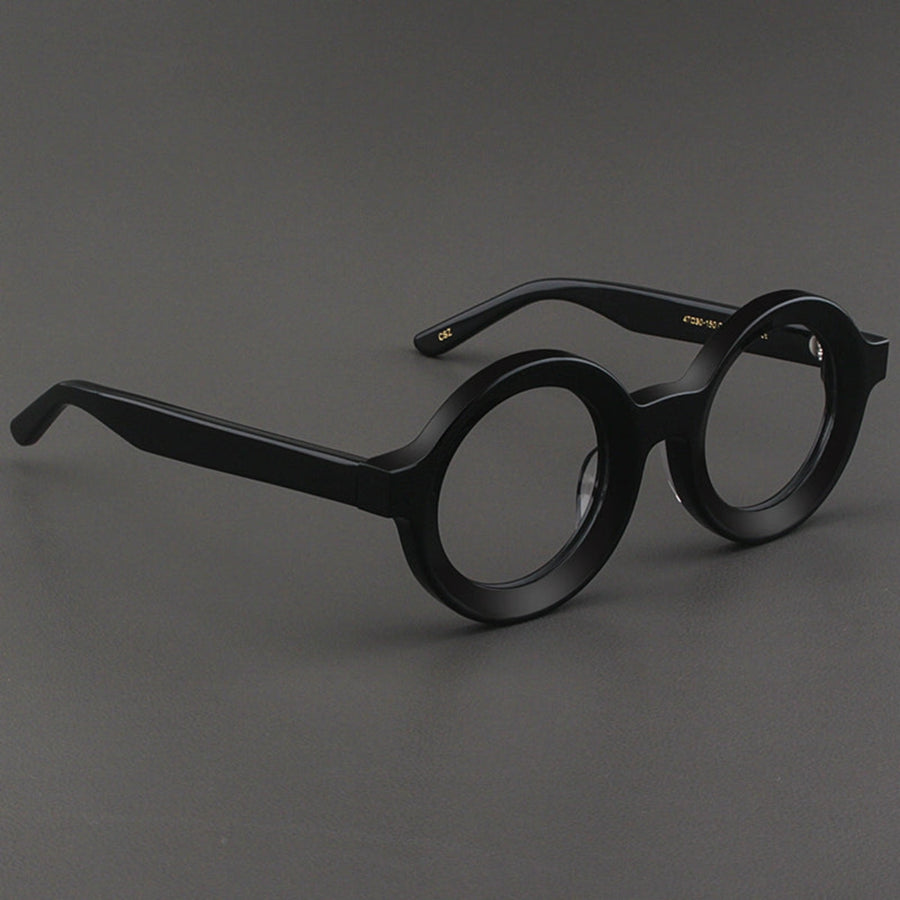 Importé – Monture Large Lunettes Rétro Mixte