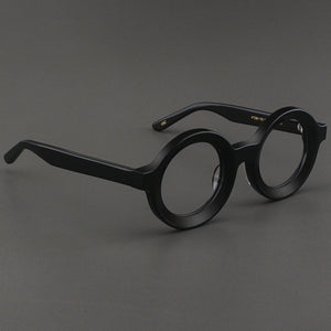 Importé – Monture Large Lunettes Rétro Mixte