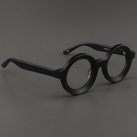 Importé – Monture Large Lunettes Rétro Mixte