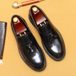 Importé - Chaussure Homme Mocassins Britannique En Cuir Véritable