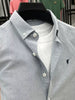Importé - Chemise Homme Manches Longues 100% Coton