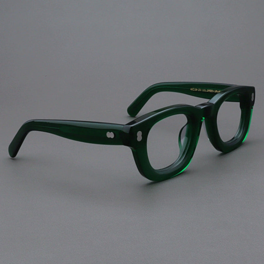 Importé – Monture Large Epaisse Lunettes Rétro