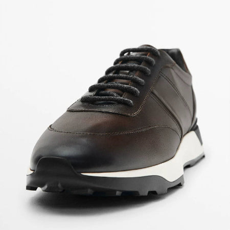 Importé - Chaussure Homme 100%en cuir  Basket Sport Confort Décontractées