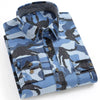Importé - Chemise Homme Camouflage A Manches Longues En Coton