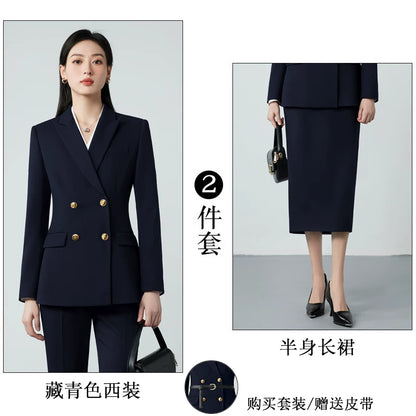 Importé - Ensemble Tailleur Femme 2-3 Pièces Slim Fit Premium
