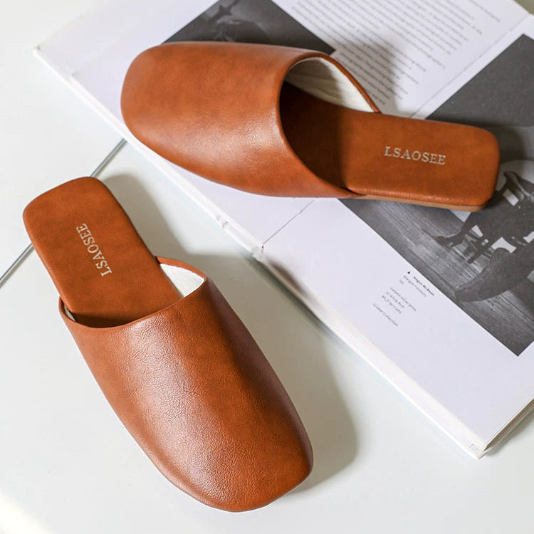 Importé - Sandales Mixtes Pantoufles Simili-Cuir Antidérapantes