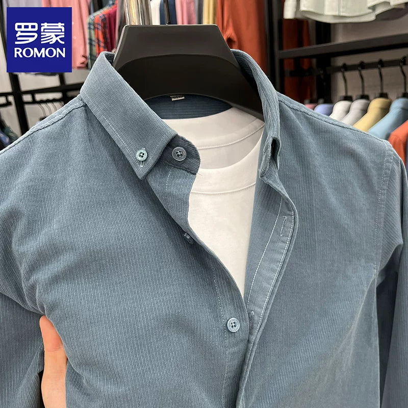 Importé - Chemise Oxford  Homme Manches Longues Pur Coton